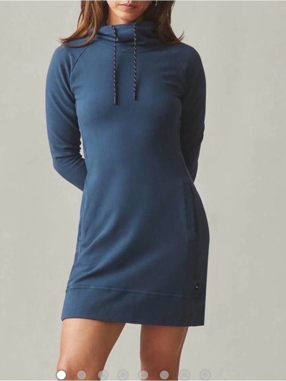 American Giant Gray Hooded Swim Cover-Up Dress